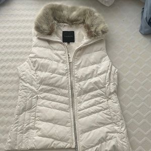 Talbots white vest